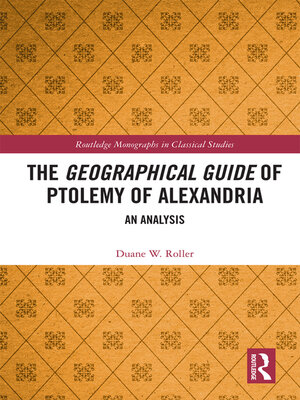 cover image of The Geographical Guide of Ptolemy of Alexandria